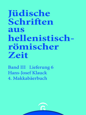 cover image of 4. Makkabäerbuch